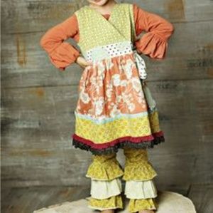 Matilda Jane Da Vinci Benny Bennies ruffle pants 4